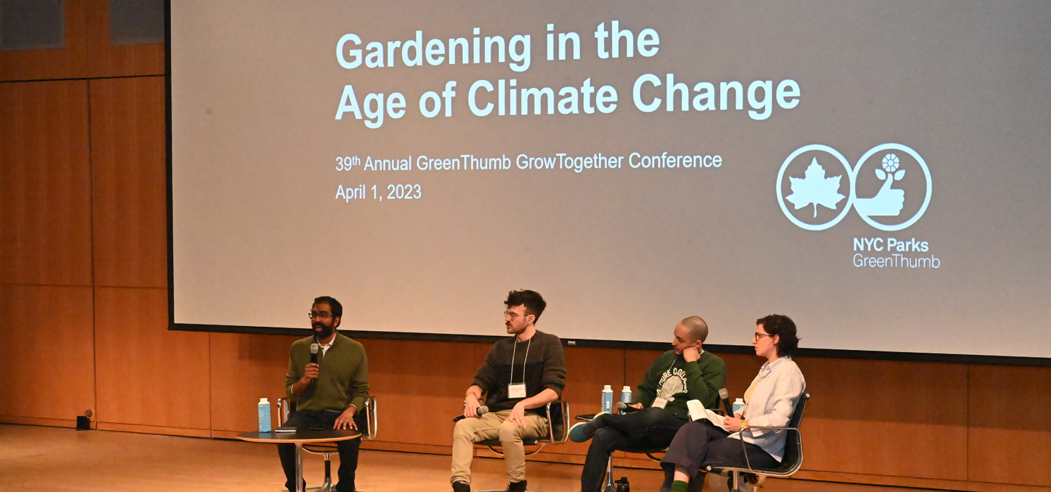 people at a GreenThumb GrowTogether workshop event