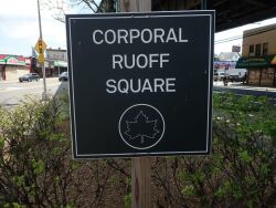 Corporal Ruoff Square