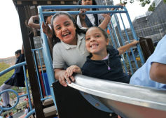 Lillian Wald Playground Ribbon Cutting