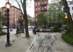 Bleecker Sitting Area Ribbon Cutting