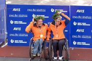 Australia's Kurt Fearnley & Switzerland's Edith Hunkeler 