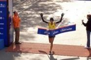 Brazilian Marilson Gomes dos Santos wins the marathon 