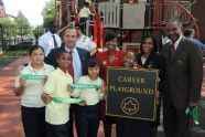 Carver Playground Ribbon Cutting 