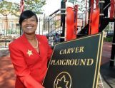 Carver Playground Ribbon Cutting 