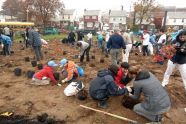 MillionTreesNYC planting in Kissena Corridor Park 