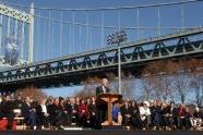 Triboro Bridge Re-Naming to RFK Ceremony in Astoria Park by Malcolm Pinckney 