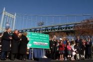 The new bridge sign is unveiled 