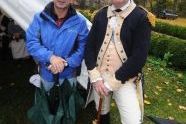 Commissioner Adrian Benepe chats with George Washington 