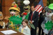 Parks Commissioner, Treetures, and P.S. 234 plant a tree for MillionTreesNYC 