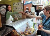 Goat cheese counter 