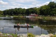 Paddling on the restored Indian Lake 