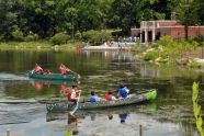 Canoes on Indian Lake 