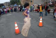 Potato sack race 