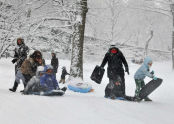 Riverside Park Snow Day 