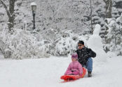 Riverside Park Snow Day 