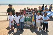 Schoolchildren at the Rockaway Beach Opening 