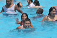 Swimming at Fisher Pool 