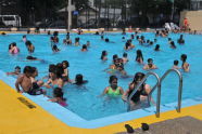 Swimming at Fisher Pool 