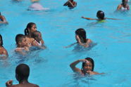 Swimming at Fisher Pool 