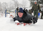 Rescue ladders can be used to help individuals in danger on the ice. 