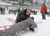 The class was taught how to assess dangers and identify hypothermia. 