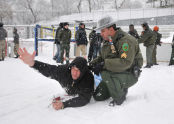 The training also included the enduring of the cold weather of New York in January. 