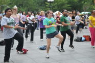 Zumba at BeFitNYC Fitness Festival 