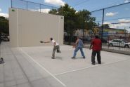 Squash on the handball courts at Robert Venable Park 