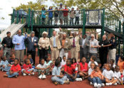 Ribbon Cutting at Campanaro Playground 