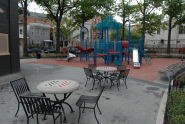 Waiting for a game at Ciccarone Playground 