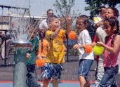 Sweet Gum Tree Playground Ribbon Cutting 