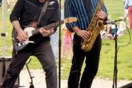 The band entertains the Mississippi Day crowd 