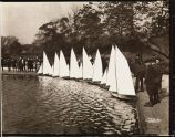 Boys' Model Boat Sailing, Conservatory Water,  ca. 1920, 