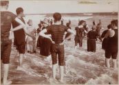 Bathers in Surf, Far Rockaway Beach, Queens, c. 1897 