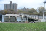 Damage to the Hunts Point Riverside Park Pier 