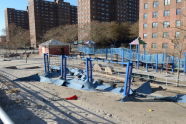 Storm Damage at Poseidon Playground 