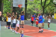 Classic Playground Court of Dreams Ribbon Cutting 