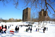 Snow Day at Crotona Park 