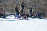 Snow Day at Crotona Park 