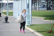 Volunteers at Hudson River Park 