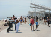 Looking Out at Rockaway Beach 