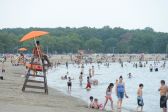 Enjoying Orchard Beach 