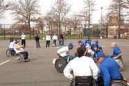 First wheelchair football field in Parks 