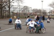 First wheelchair football field in Parks 