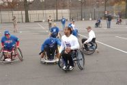 First wheelchair football field in Parks 