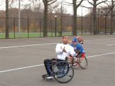 First wheelchair football field in Parks 