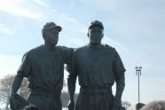 Jackie Robinson & Pee Wee Reese Monument at Keyspan Park 