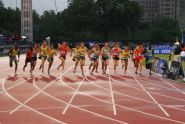 Professional track stars at the Grand Prix 