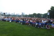 The crowd enjoys the evening's performance 