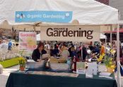 An organic gardening display 